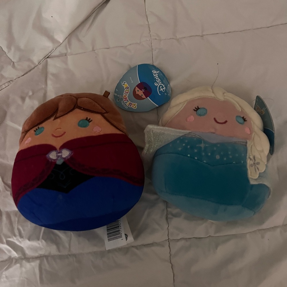 Squishmallows Plush Toys - Brown and Blue